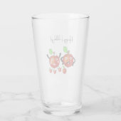 Rode appels glas (Achterkant)
