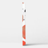 Rode appels: Gouden gestructureerd patroon. Case-Mate iPhone Case (Achterkant / Links)