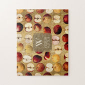  rode appels gouden klasse jaar legpuzzel (Verticaal)