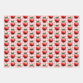 Rode appels inpakpapier vel (Voorkant 3)