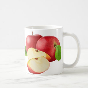 Rode appels koffiemok
