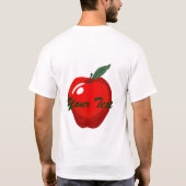Rode appels Mannen T-shirt (Achterkant)