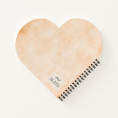 Rode appels met bladeren notitieboek (Achterkant)