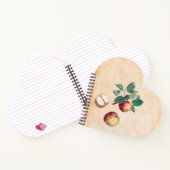 Rode appels met bladeren notitieboek (Binnen)