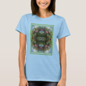 Rode appels op Abstracte boomverf T-shirt (Voorkant)