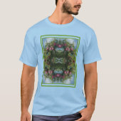 Rode appels op Abstracte boomverf T-shirt (Voorkant)