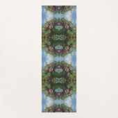 Rode appels op Abstracte boomverf Yogamat (Voorkant)