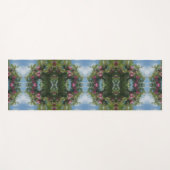 Rode appels op Abstracte boomverf Yogamat (Voorkant (horizontaal))