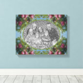 Rode appels op boom Creëer Uw eigen foto Canvas Afdruk (Insitu (Houten vloer))