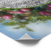 Rode appels op boom Lijst Creëer Uw eigen foto Poster (Hoek)