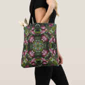 Rode appels op boom Natuur Abstract Tote Bag (Dichtbij)