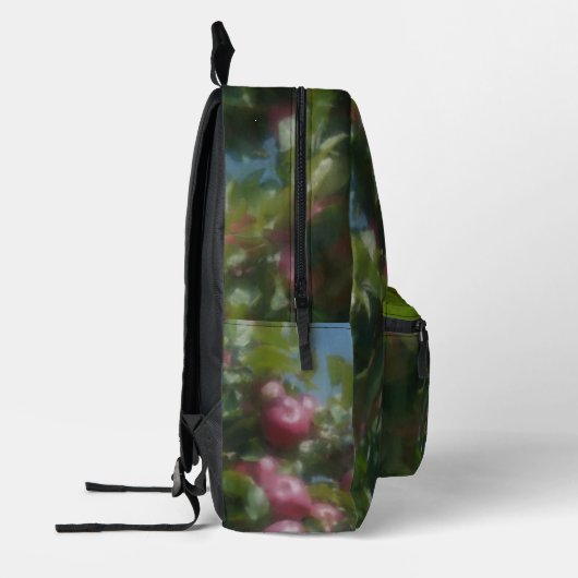 Rode appels op boom schilderen bedrukte rugzak (Links)