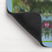 Rode appels op boom schilderen gepersonaliseerd muismat (Hoek)