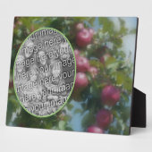 Rode appels op boom schilderen Voeg je eigen foto  Fotoplaat (Zijkant)