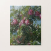 Rode appels op boom schilderen Voeg je foto toe Legpuzzel (Verticaal)