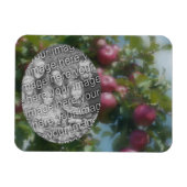 Rode appels op boom schilderen Voeg je foto toe Magneet (Horizontaal)