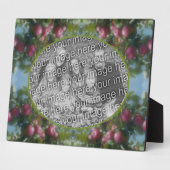 Rode appels op boom Voeg je foto toe Fotoplaat (Zijkant)