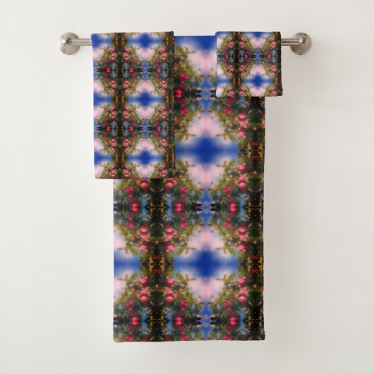 Rode appels op boomfoto schilderij Abstract Bad Handdoek (Insitu)