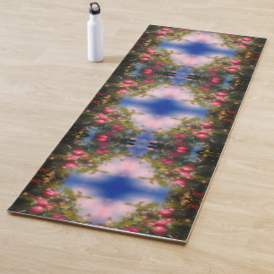 Rode appels op boomfoto schilderij Abstract Yogamat