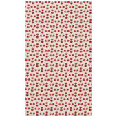 Rode appels op lichtbeige tablet tafelkleed (Voorkant)