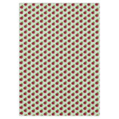 Rode appels op lichtgroen tafelkleed (Voorkant)