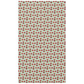 Rode appels op lichtgroene tablet tafelkleed (Voorkant)