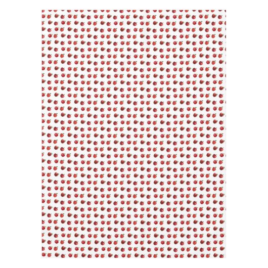 Rode appels op wit tafelkleed (Voorkant)