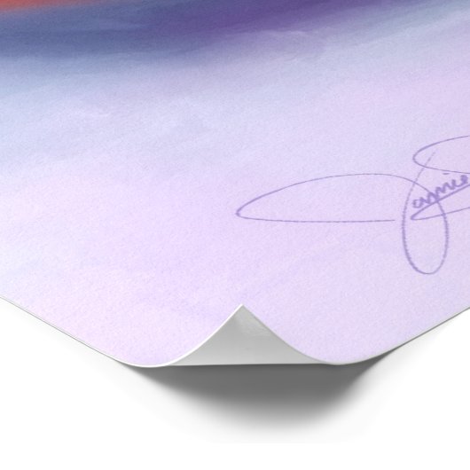 Rode appels poster (Hoek)