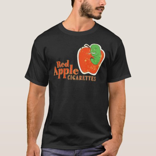 Rode appels Sigaretten T-shirt (Voorkant)