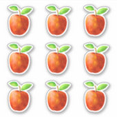 Rode appels sticker set (Voorkant)