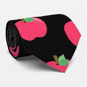 Rode appels stropdas (Opgerold)