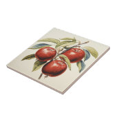 Rode appels tegeltje (Zijkant)