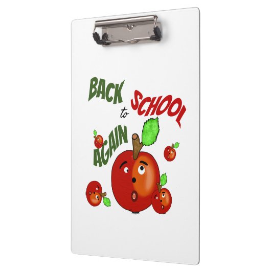 Rode appels terug naar school klembord (Links)