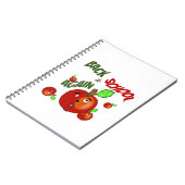 Rode appels terug naar school notitieboek (Linkerzijde)