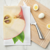 Rode appels theedoek (Quarter Fold)