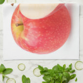 Rode appels theedoek (Gevouwen)