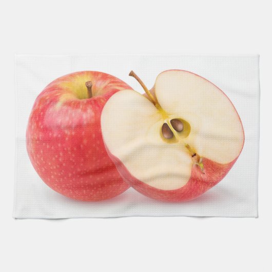 Rode appels theedoek (Horizontaal)