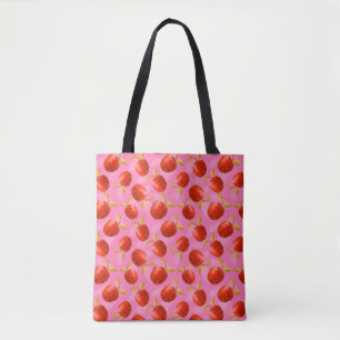 Rode appels tote bag