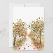 Rode Appels Verjaardag Kaart (Achterkant)