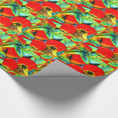 Rode appels waterverf originele kunst schilderij cadeaupapier (Hoek)