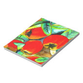 Rode appels waterverf originele kunst schilderij notitieblok (Linkerzijde)