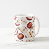 Rode Appelschijfjes Fruit Koffiemok (Voorkant rechts)
