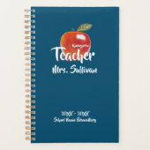 Rode Apple Kleuterschool Leraar Planner (Voorkant)