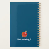Rode Apple Kleuterschool Leraar Planner (Achterkant)