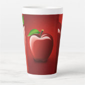 Rode Apple Logo Mok | Cute Fruit Appel Icoon | Min (Voorkant)