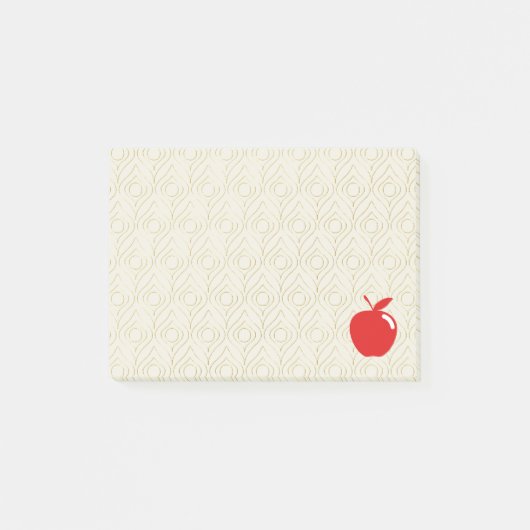 Rode Apple Post-it Notities Post-it® Notes (Voorkant)