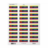 Rode Apple Prinsessen Feest Uitnodiging Adres Labe Etiket (Full Sheet)