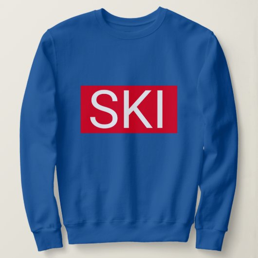 Rode Apres Ski Trui (Design voorkant)