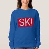Rode Apres Ski Trui (Voorkant)