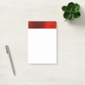 Rode, Aqua & Gouden Grunge Digitale Abstracte Kuns Post-it® Notes (Kantoor)